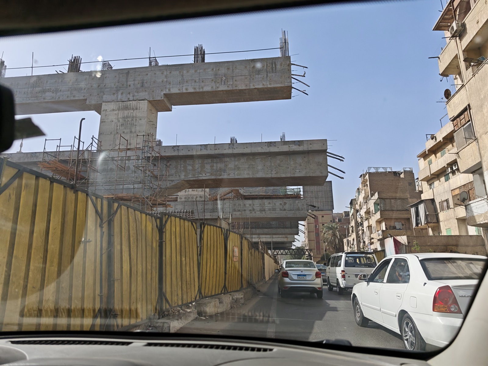 Cairo Monorail Under Construction